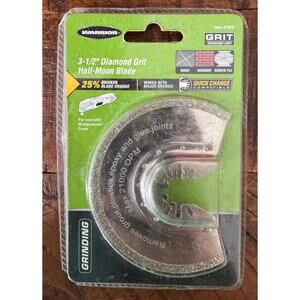 New Warrior 3 1/2" Diamond Grit Half-Moon Grinding Blade 61829
